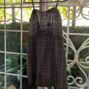 Wild Fable Plaid Dress with criss cross belt